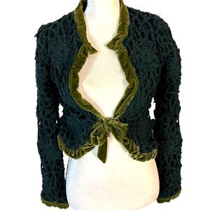 Whimsy Dark Academia Cardigan Sweater Small Cottagecore Boho Hippie Fairy Grunge
